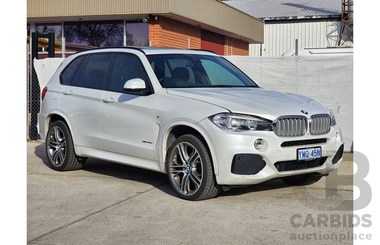 6/2014 Bmw X5 Xdrive 40d F15 MY14 4d Wagon White 3.0L