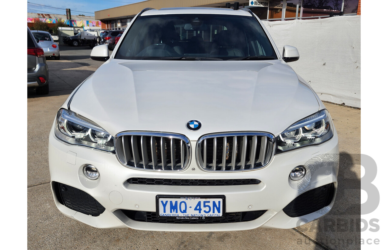 6/2014 Bmw X5 Xdrive 40d F15 MY14 4d Wagon White 3.0L