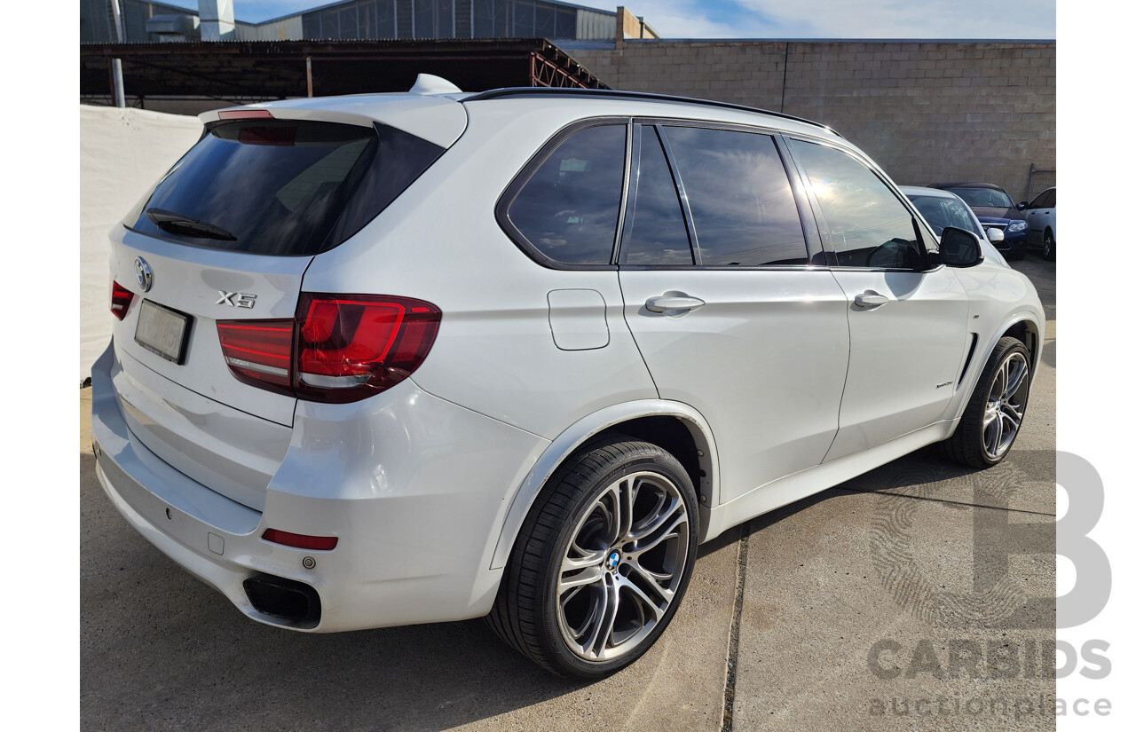 6/2014 Bmw X5 Xdrive 40d F15 MY14 4d Wagon White 3.0L
