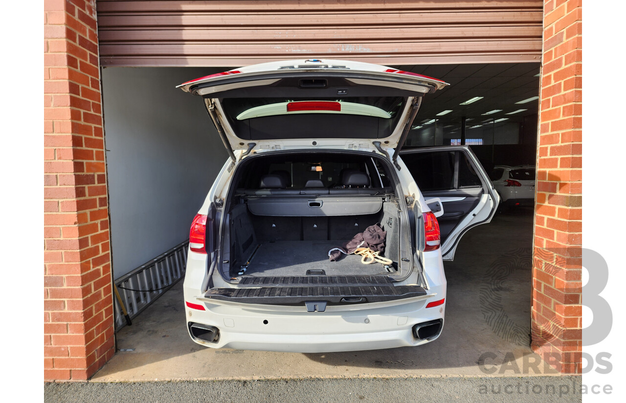 6/2014 Bmw X5 Xdrive 40d F15 MY14 4d Wagon White 3.0L