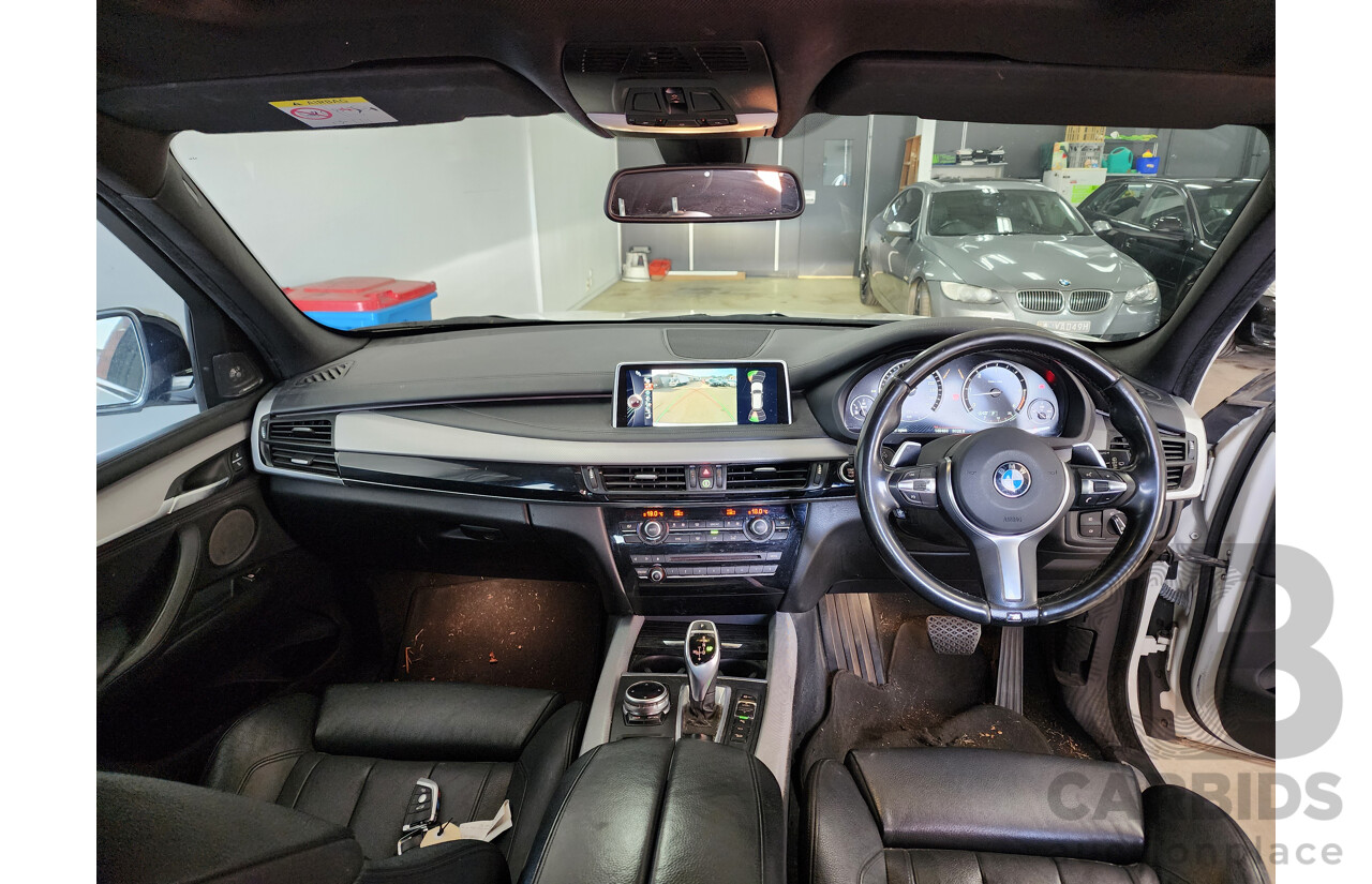 6/2014 Bmw X5 Xdrive 40d F15 MY14 4d Wagon White 3.0L