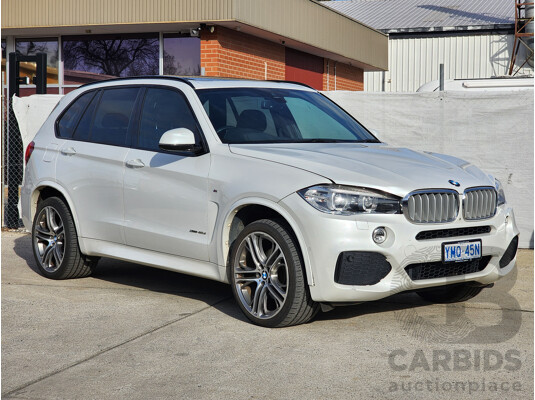 6/2014 Bmw X5 Xdrive 40d F15 MY14 4d Wagon White 3.0L