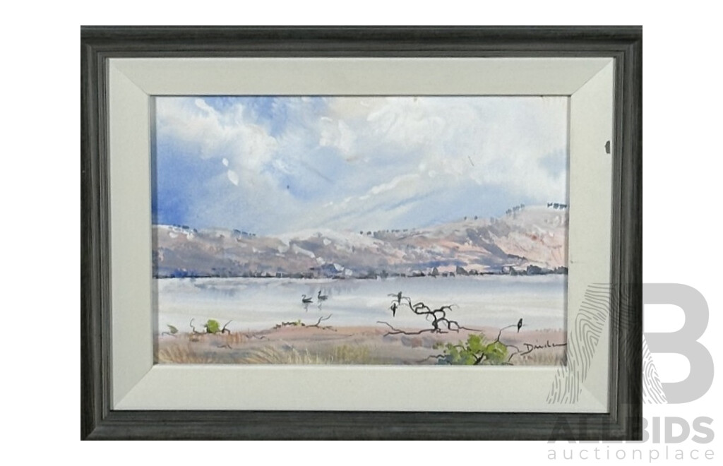 Artist Unknown, (20th Century, Australian), Coorong Sandhills, South Australia, Original Gouache, 26 x 35 cm (frame)