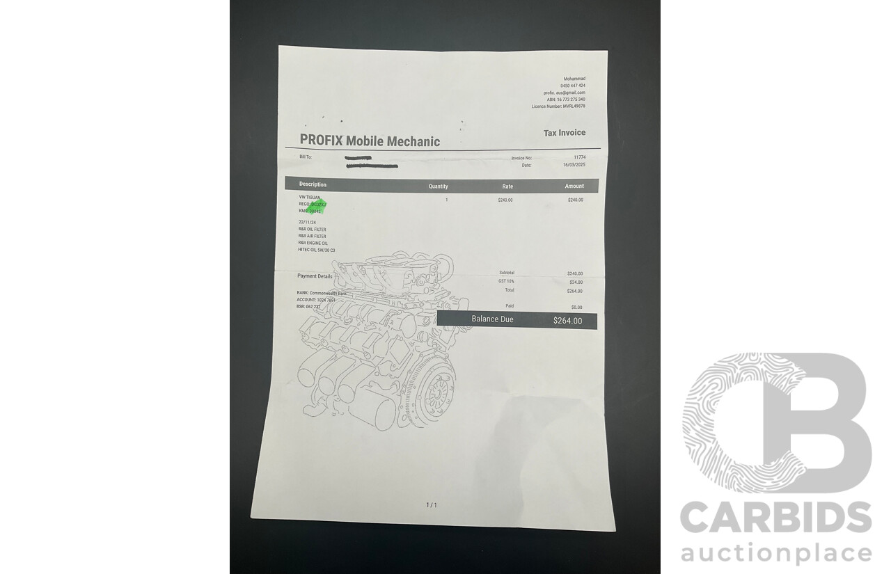 05/2023 Volkswagen Tiguan 110TSI Life (FWD) AX MY23 Update 4d Wagon Pure White Turbo 1.4L