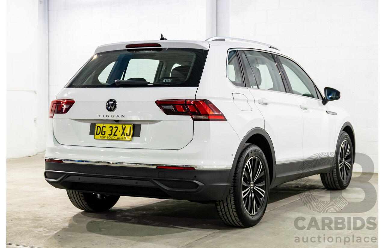05/2023 Volkswagen Tiguan 110TSI Life (FWD) AX MY23 Update 4d Wagon Pure White Turbo 1.4L