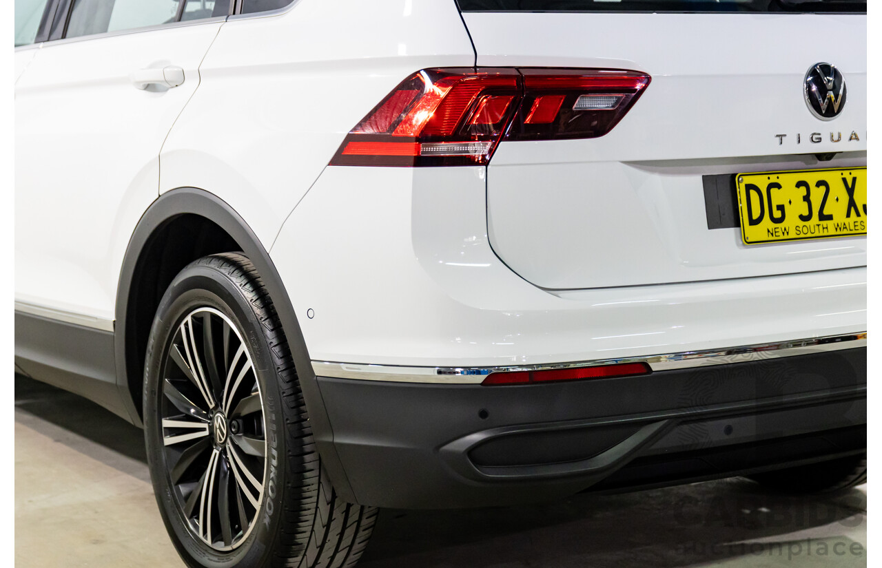 05/2023 Volkswagen Tiguan 110TSI Life (FWD) AX MY23 Update 4d Wagon Pure White Turbo 1.4L
