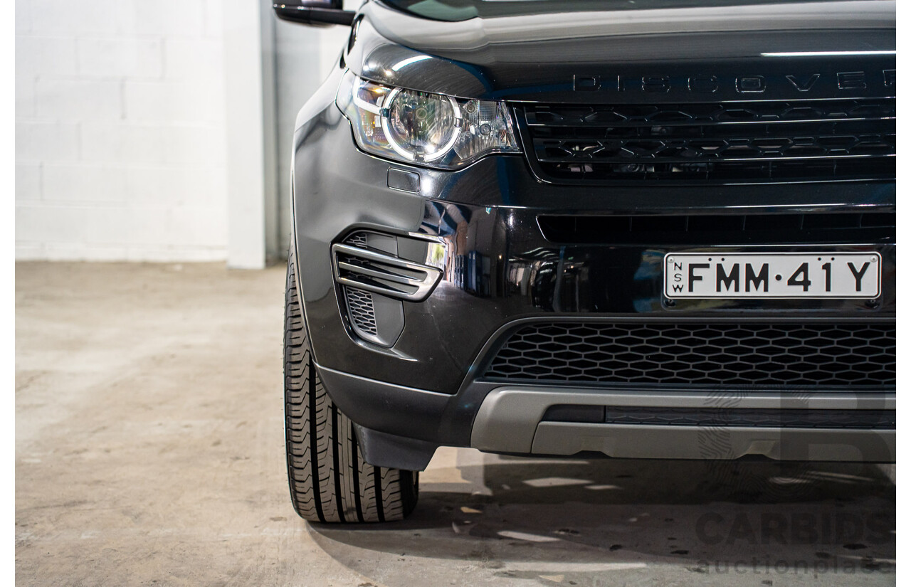02/2019 Land Rover Discovery Sport TD4 110 SE (AWD) LC MY19 4d Wagon Santorini Black Metallic Turbo Diesel 2.0L - 7 Seater