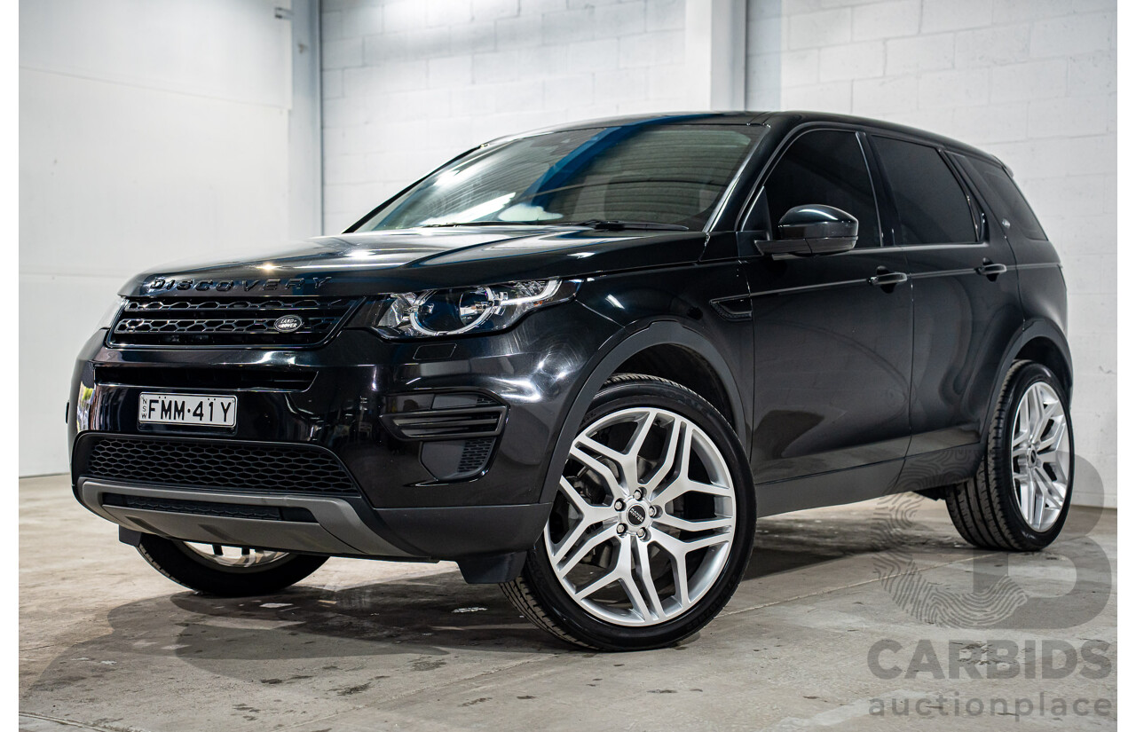 02/2019 Land Rover Discovery Sport TD4 110 SE (AWD) LC MY19 4d Wagon Santorini Black Metallic Turbo Diesel 2.0L - 7 Seater