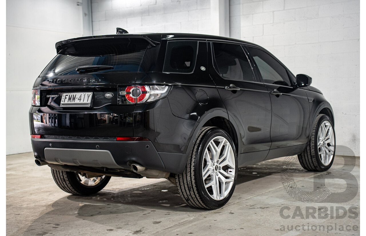 02/2019 Land Rover Discovery Sport TD4 110 SE (AWD) LC MY19 4d Wagon Santorini Black Metallic Turbo Diesel 2.0L - 7 Seater
