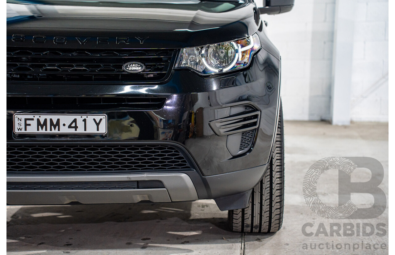 02/2019 Land Rover Discovery Sport TD4 110 SE (AWD) LC MY19 4d Wagon Santorini Black Metallic Turbo Diesel 2.0L - 7 Seater