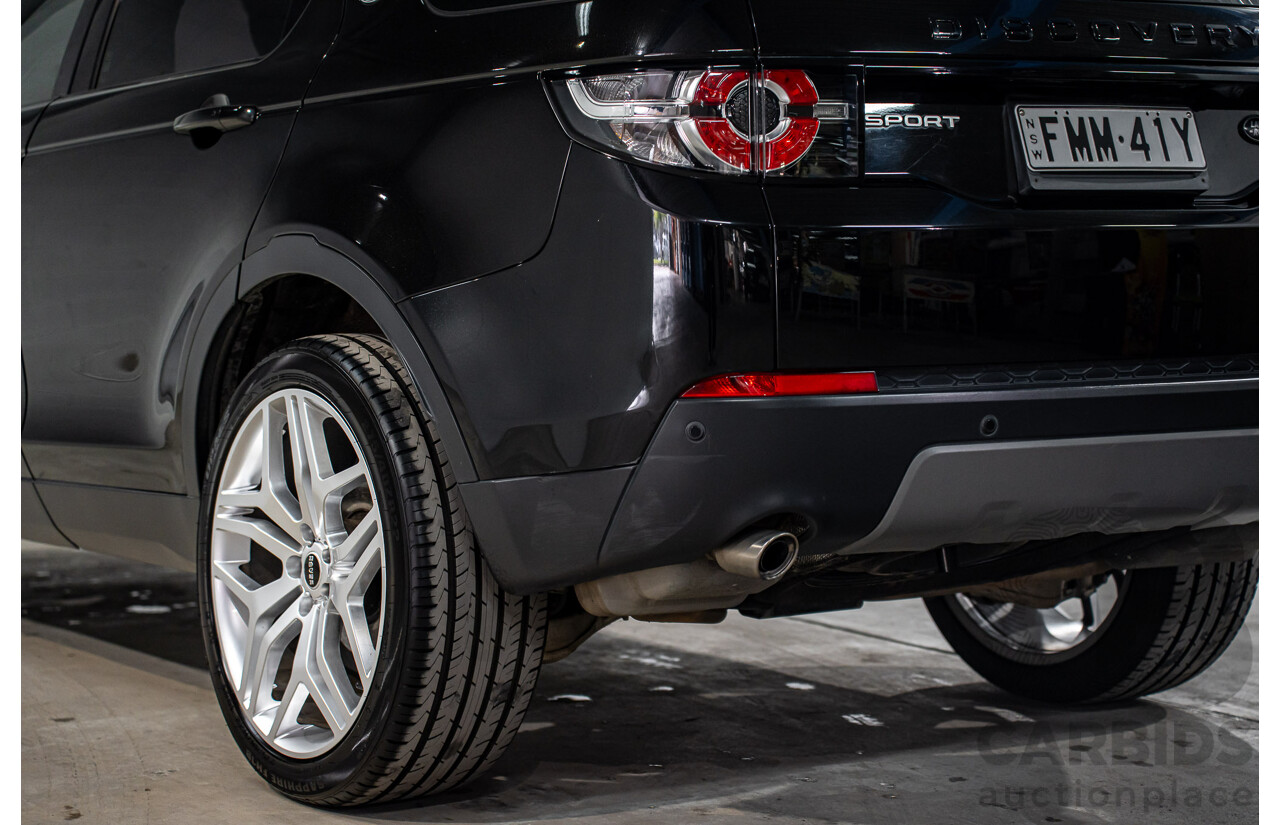 02/2019 Land Rover Discovery Sport TD4 110 SE (AWD) LC MY19 4d Wagon Santorini Black Metallic Turbo Diesel 2.0L - 7 Seater