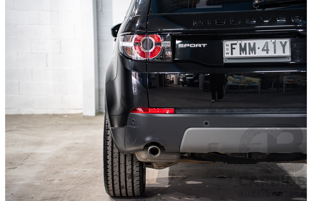 02/2019 Land Rover Discovery Sport TD4 110 SE (AWD) LC MY19 4d Wagon Santorini Black Metallic Turbo Diesel 2.0L - 7 Seater