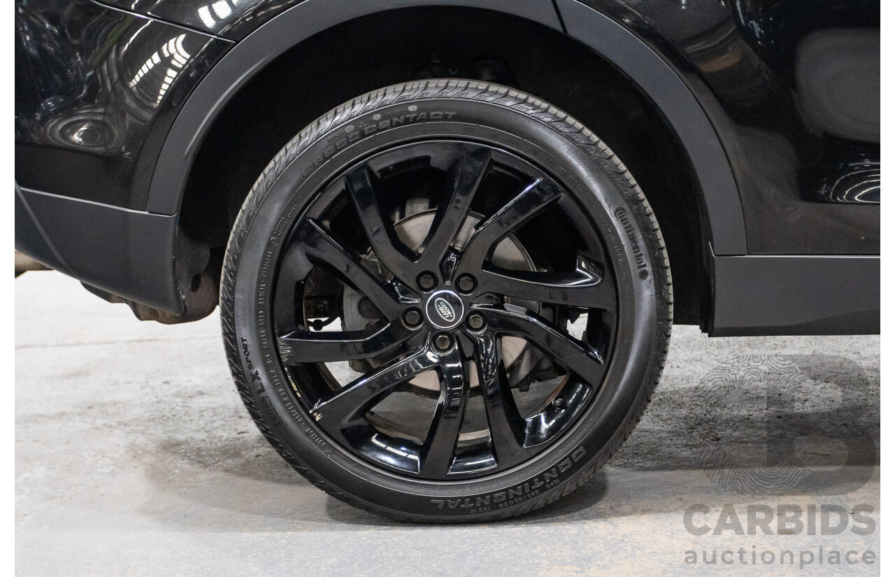 07/2015 Land Rover Discovery Sport TD4 HSE (AWD) LC 4D Wagon Black Turbo Diesel 2.2L - 7 Seats