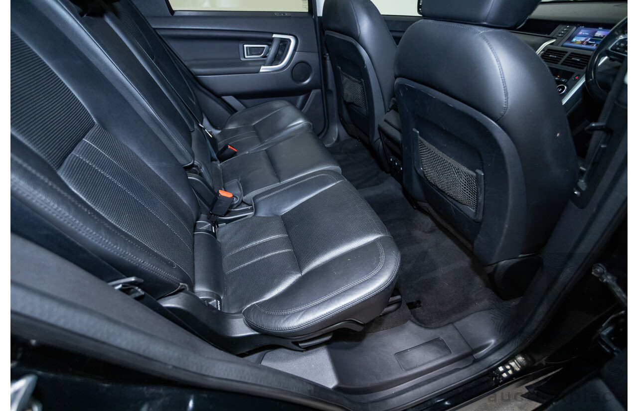07/2015 Land Rover Discovery Sport TD4 HSE (AWD) LC 4D Wagon Black Turbo Diesel 2.2L - 7 Seats