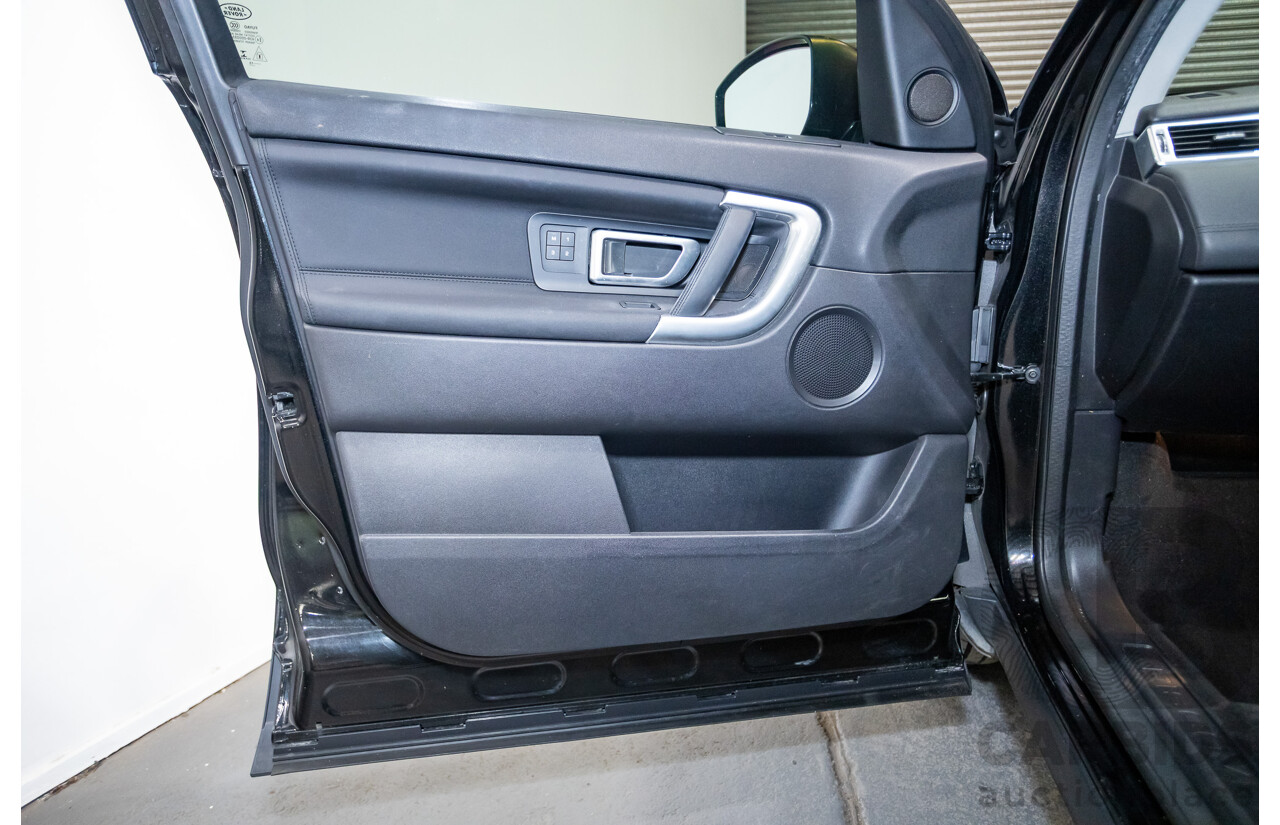 07/2015 Land Rover Discovery Sport TD4 HSE (AWD) LC 4D Wagon Black Turbo Diesel 2.2L - 7 Seats
