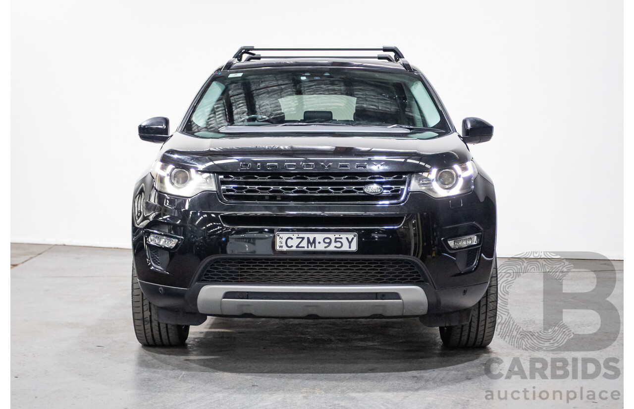 07/2015 Land Rover Discovery Sport TD4 HSE (AWD) LC 4D Wagon Black Turbo Diesel 2.2L - 7 Seats