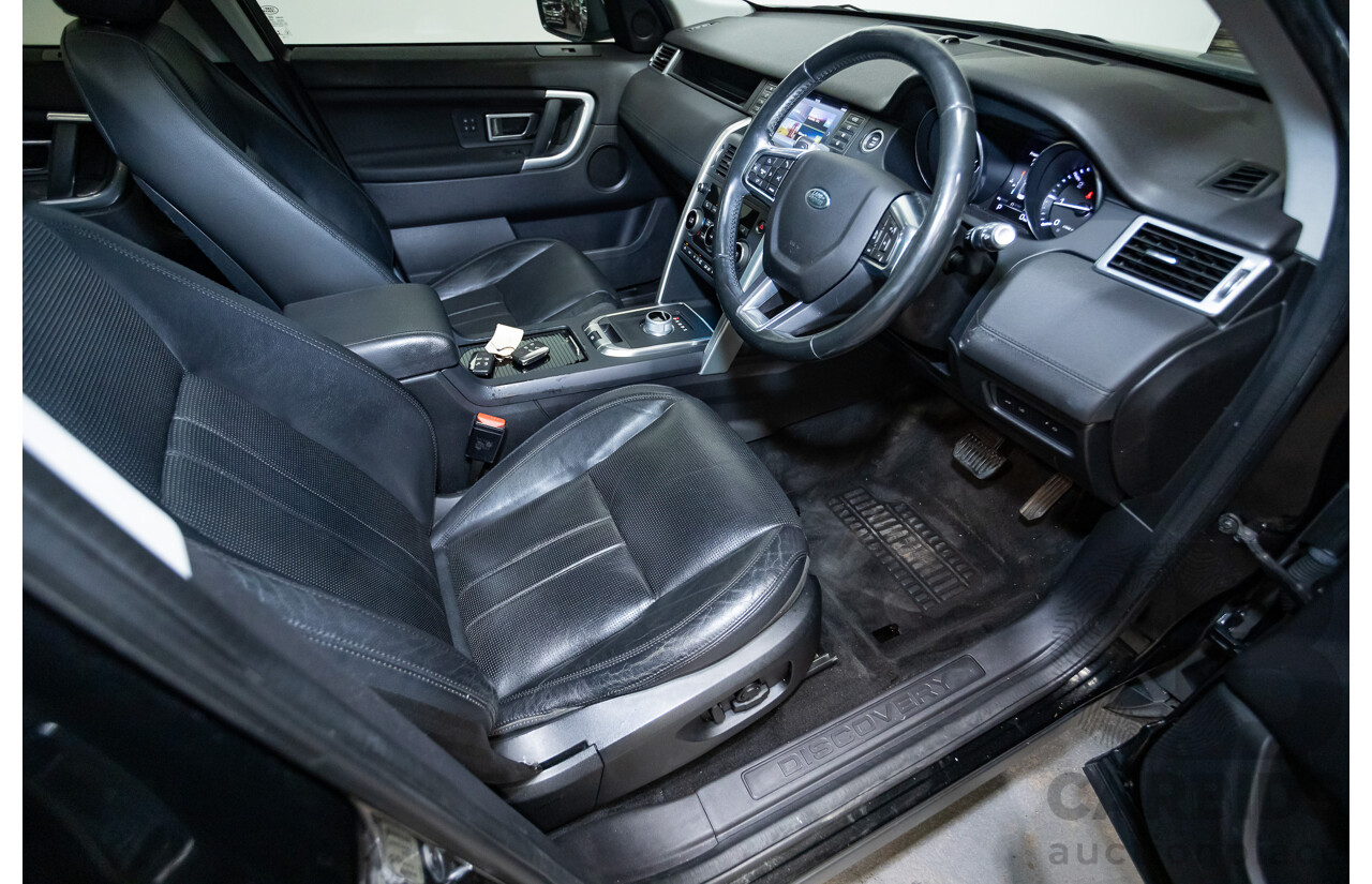 07/2015 Land Rover Discovery Sport TD4 HSE (AWD) LC 4D Wagon Black Turbo Diesel 2.2L - 7 Seats