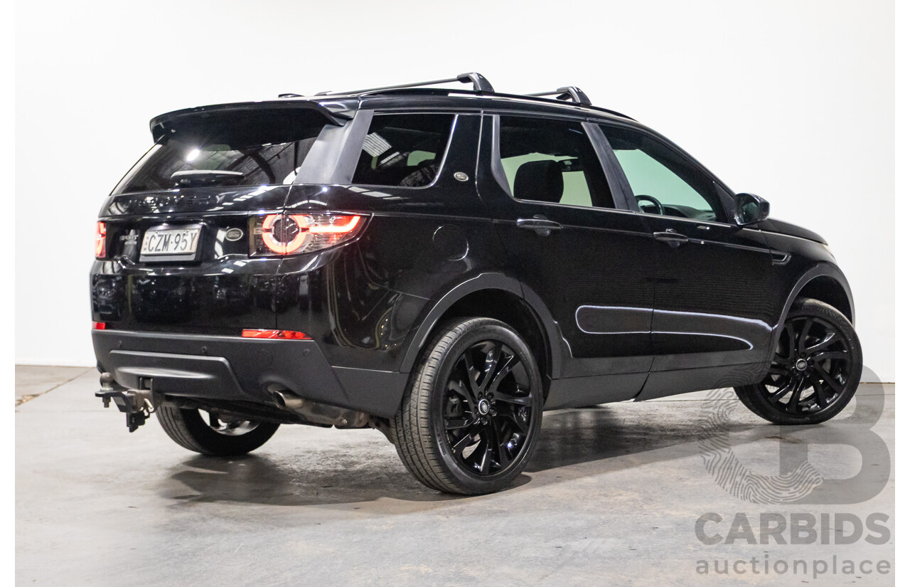 07/2015 Land Rover Discovery Sport TD4 HSE (AWD) LC 4D Wagon Black Turbo Diesel 2.2L - 7 Seats
