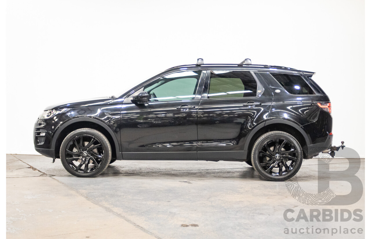07/2015 Land Rover Discovery Sport TD4 HSE (AWD) LC 4D Wagon Black Turbo Diesel 2.2L - 7 Seats