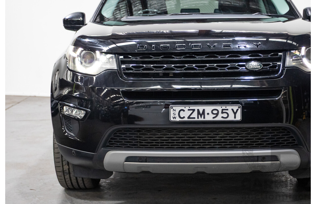 07/2015 Land Rover Discovery Sport TD4 HSE (AWD) LC 4D Wagon Black Turbo Diesel 2.2L - 7 Seats