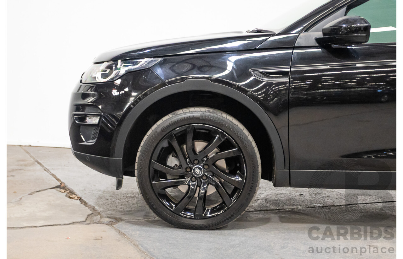07/2015 Land Rover Discovery Sport TD4 HSE (AWD) LC 4D Wagon Black Turbo Diesel 2.2L - 7 Seats