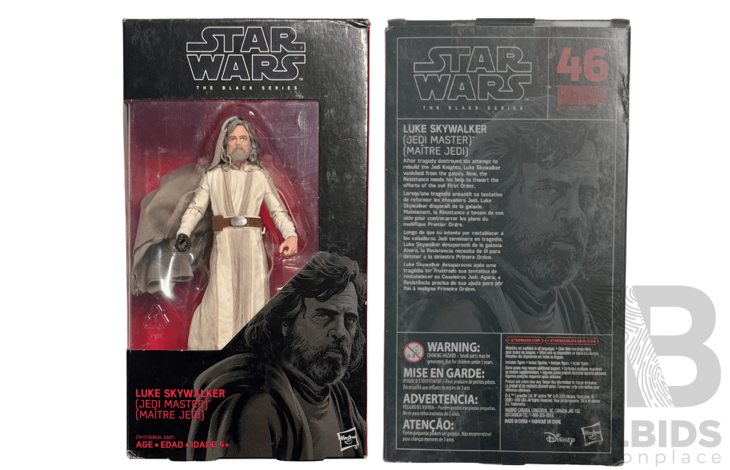 Star Wars Black Series Luke Skywalker Jedi Master Figure