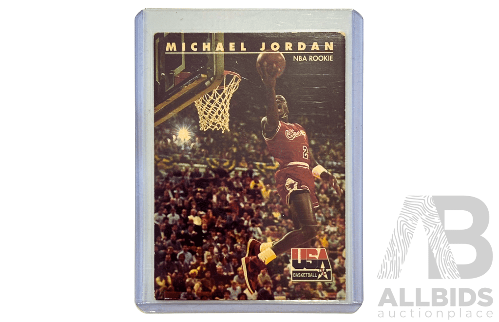 Michael Jordan NBA Rookie USA Basketball Card