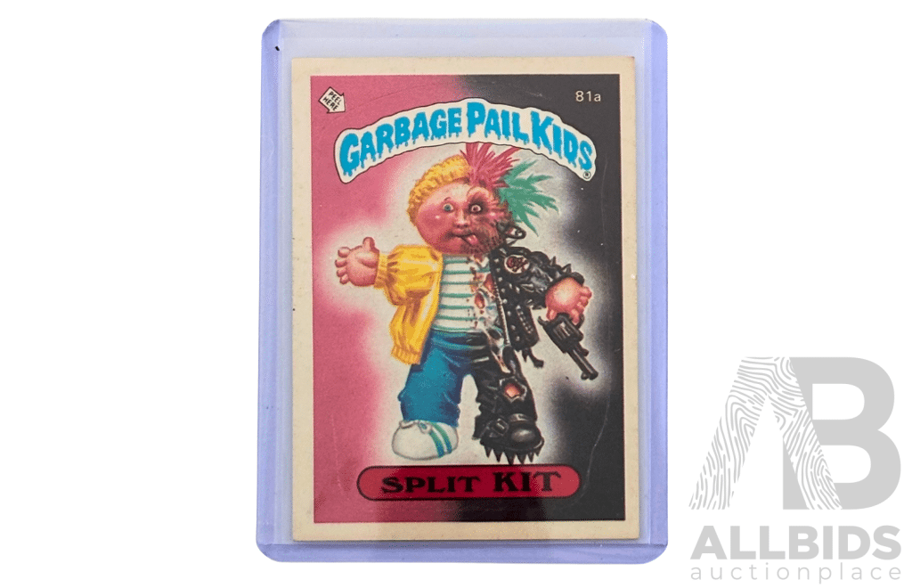 Garbage Pail Kids Split Kit 81a Trading Card.