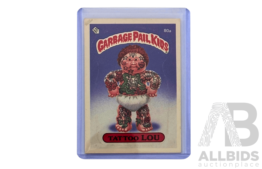 Garbage Pail Kids Tattoo Lou Card 80a