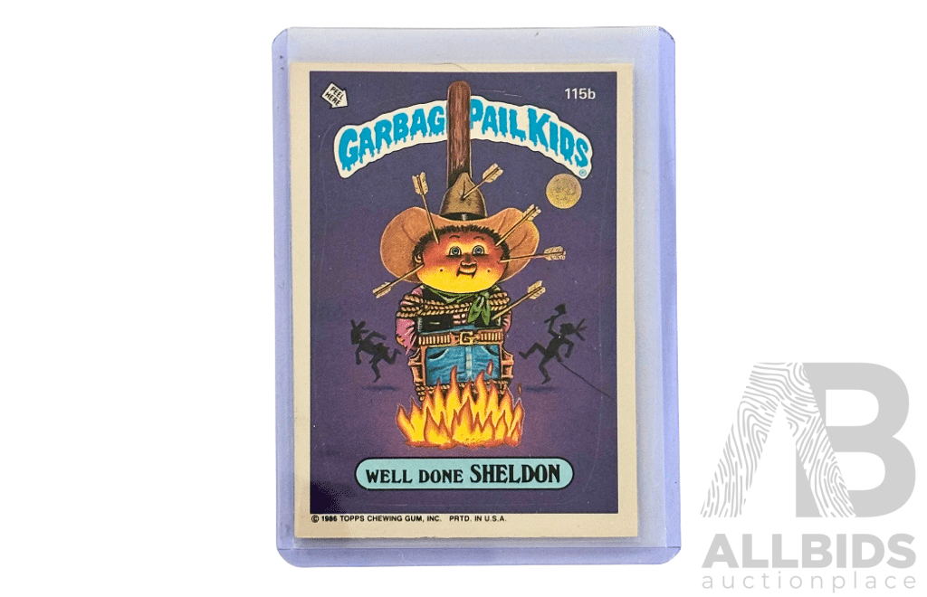 Garbage Pail Kids Well Done Sheldon Card 115b