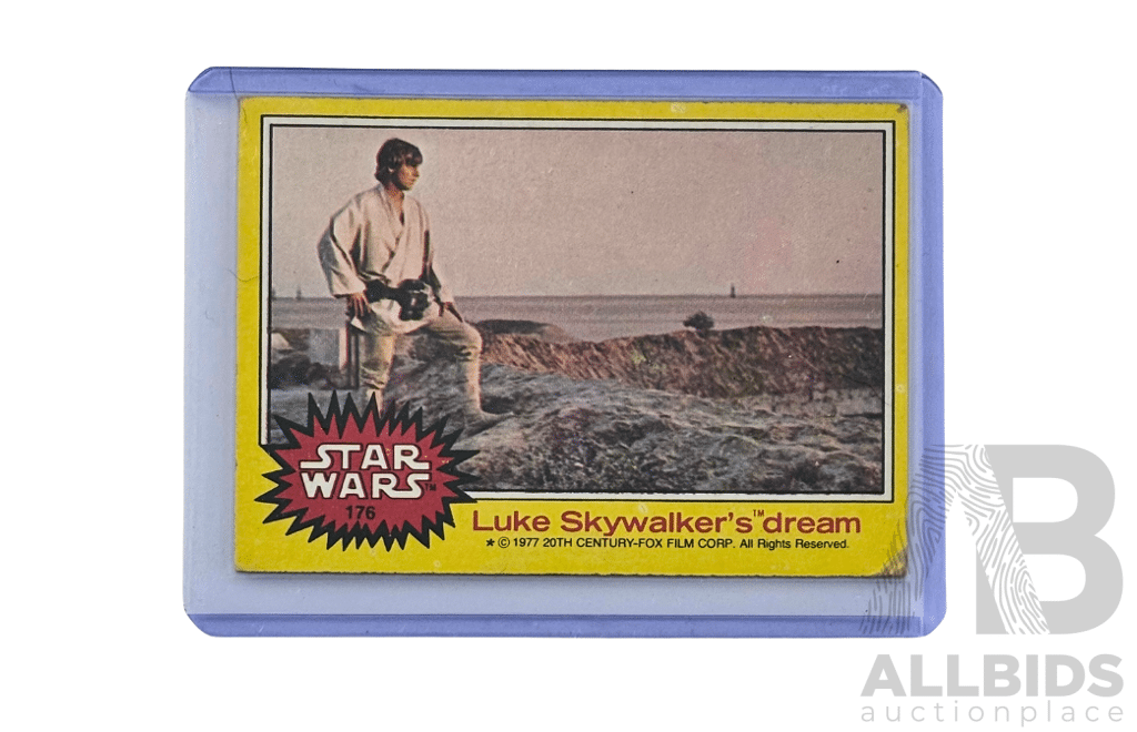 1977 Star Wars Luke Skywalker’s Dream Card #176