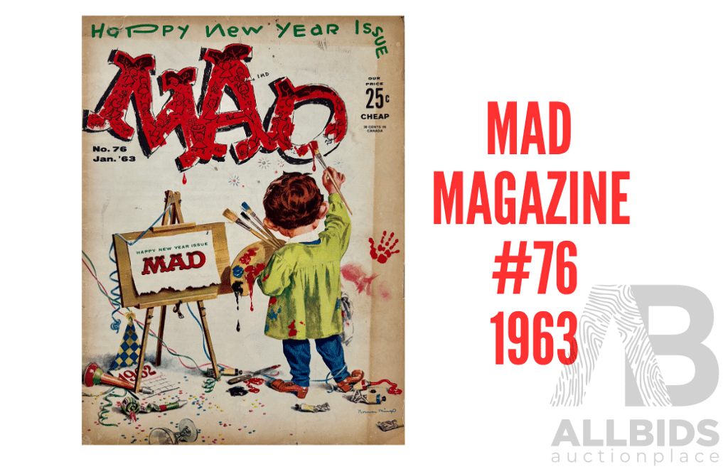 Mad Magazine Issue #76 January 1963