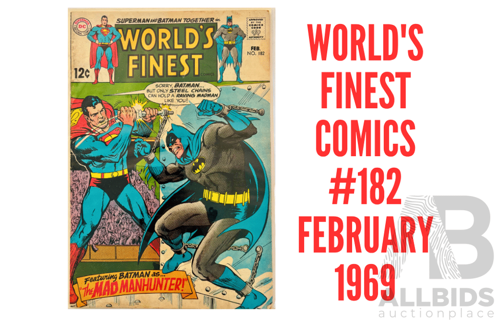 World’s Finest Comics Issue #182 February 1969