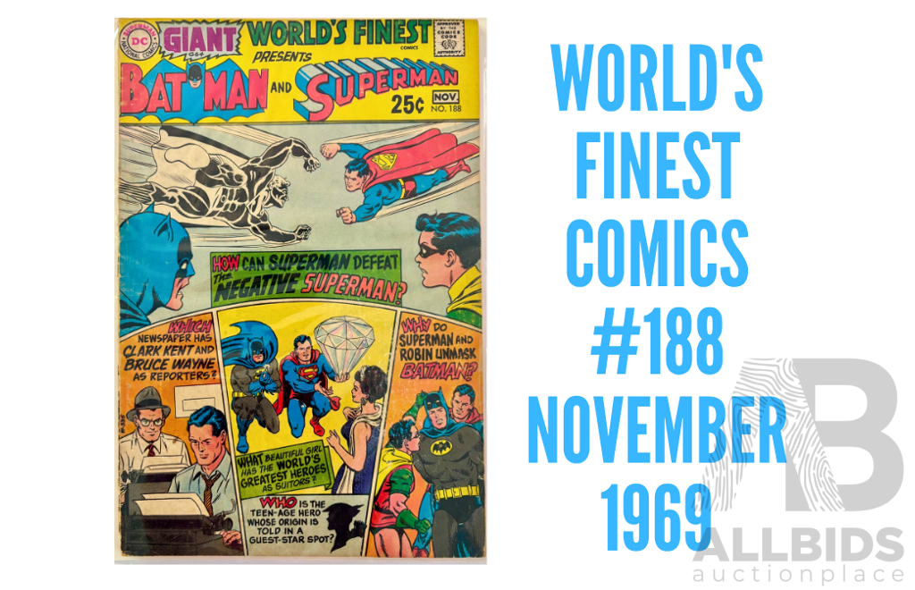 World’s Finest Comics Issue #188 November 1969