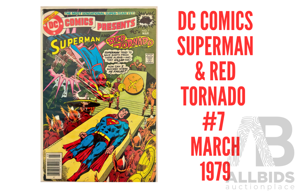 DC Comics Superman and Red Tornado Issue #7 March 1979