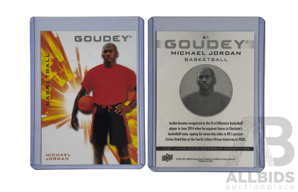 2021 Goudey Michael Jordan Goodwin Champions Card
