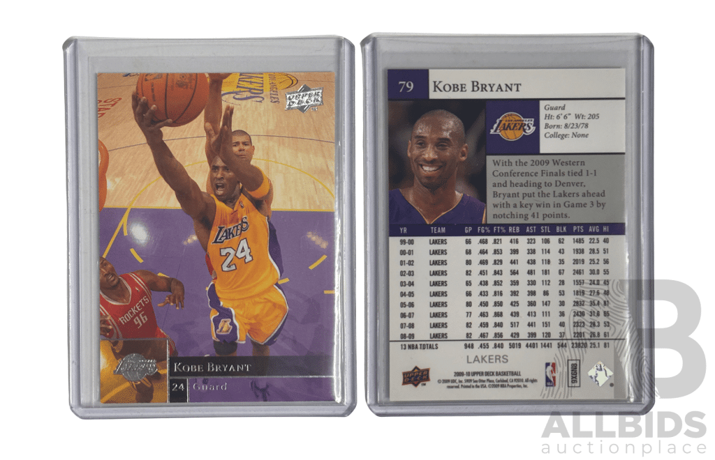Kobe Bryant – 2009 Upper Deck Basketball Card