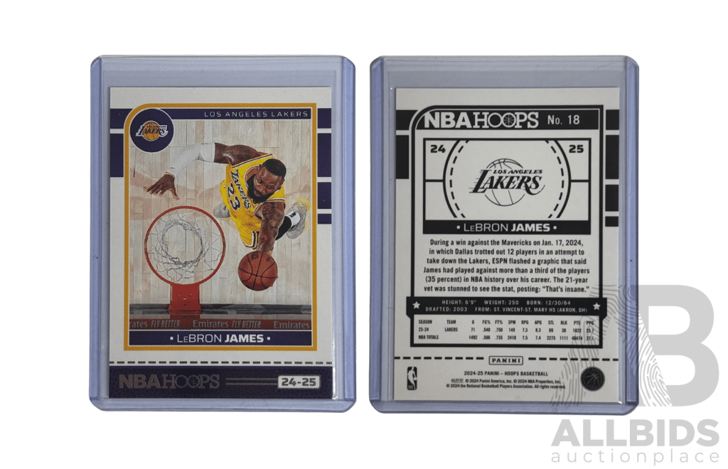 LeBron James – NBA Hoops Card 2024-25