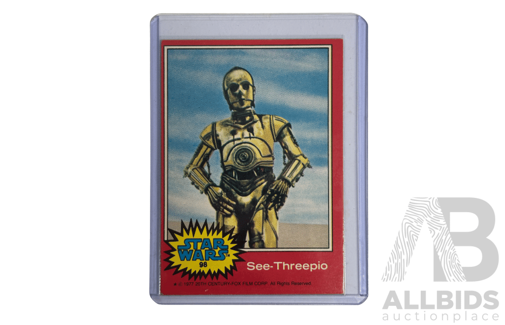 Star Wars 1977 Card 98 See-Threepio