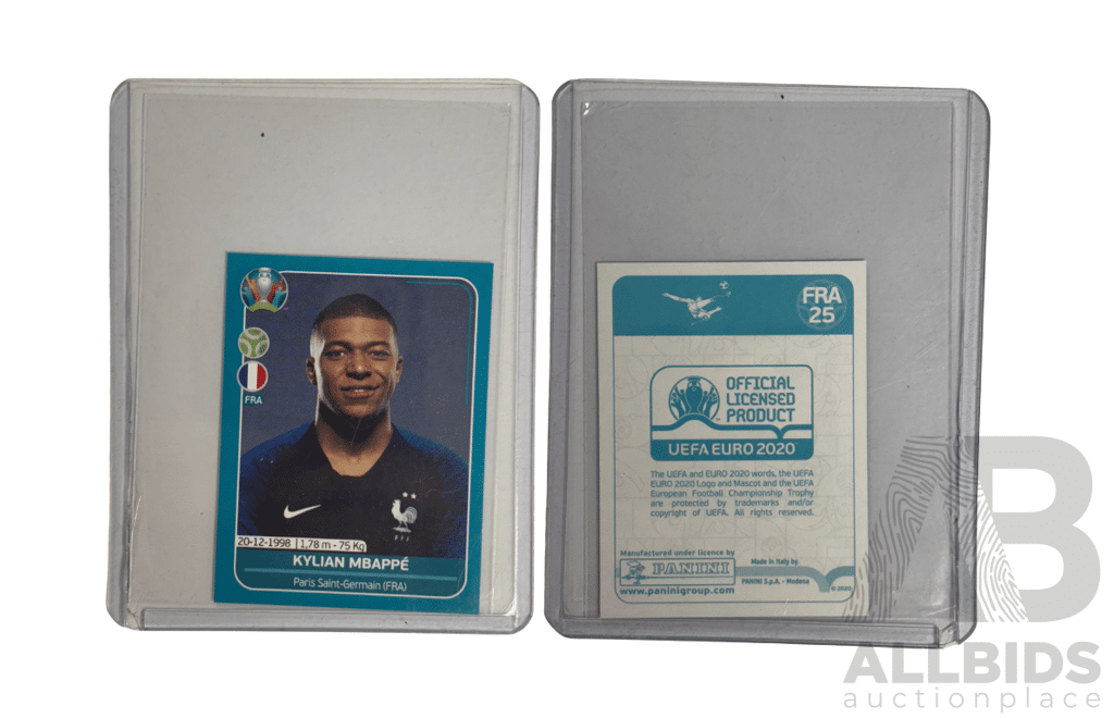 Kylian Mbappé Panini UEFA Euro 2020 Sticker