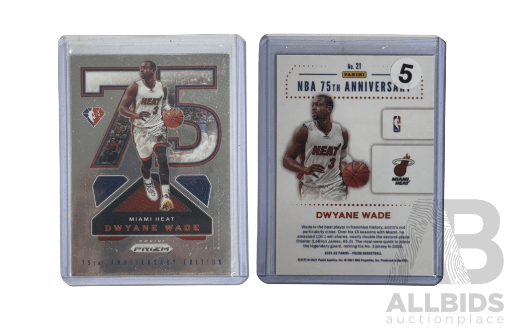 2021–22 Dwyane Wade 75th Anniversary Edition Prizm