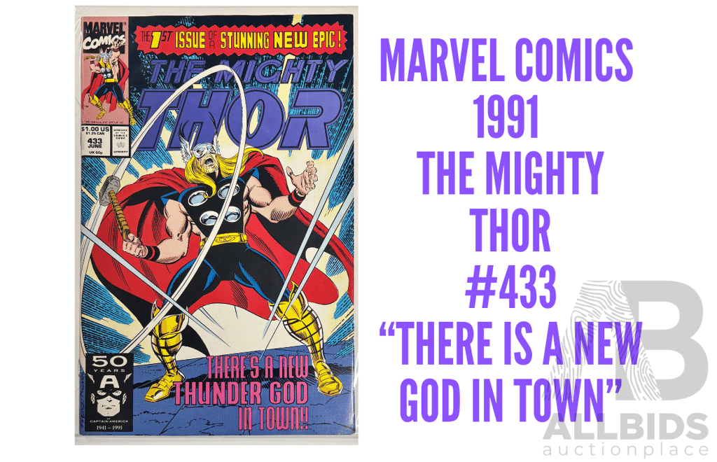 The Mighty Thor 1991 Issue 433 There Is a New God in Town