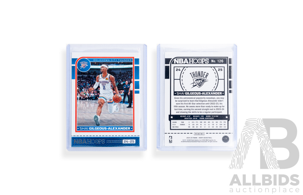 2024 Shai Gilgeous-Alexander NBA MVP Legend