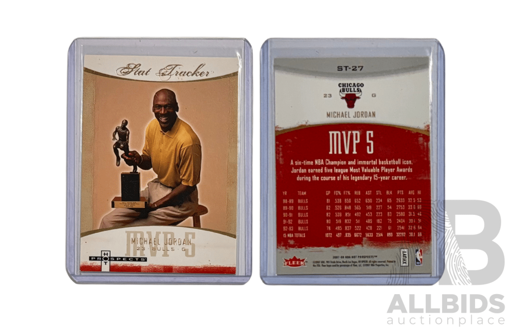 Michael Jordan 1999-00 Fleer Mystique Stat Tracker MVP 5
