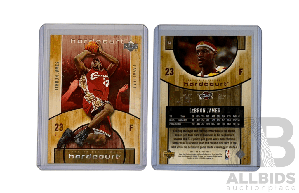 LeBron James 2003-04 Upper Deck Hardcourt #14