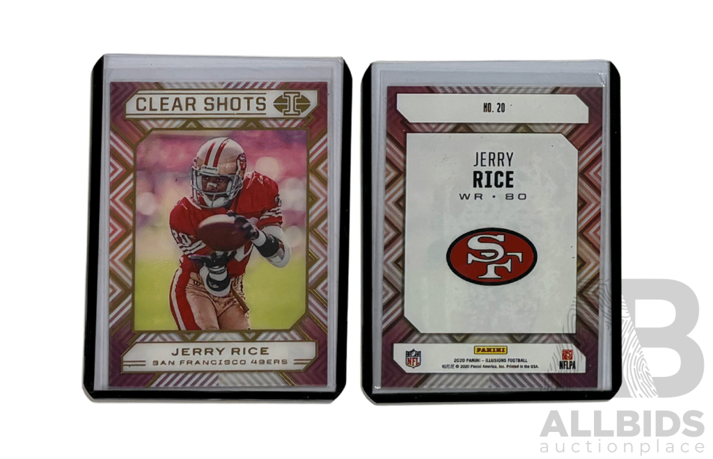 Jerry Rice 2020 Panini Illusions Clear Shots #20