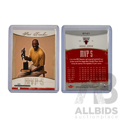 Michael Jordan 1999-00 Fleer Mystique Stat Tracker MVP 5