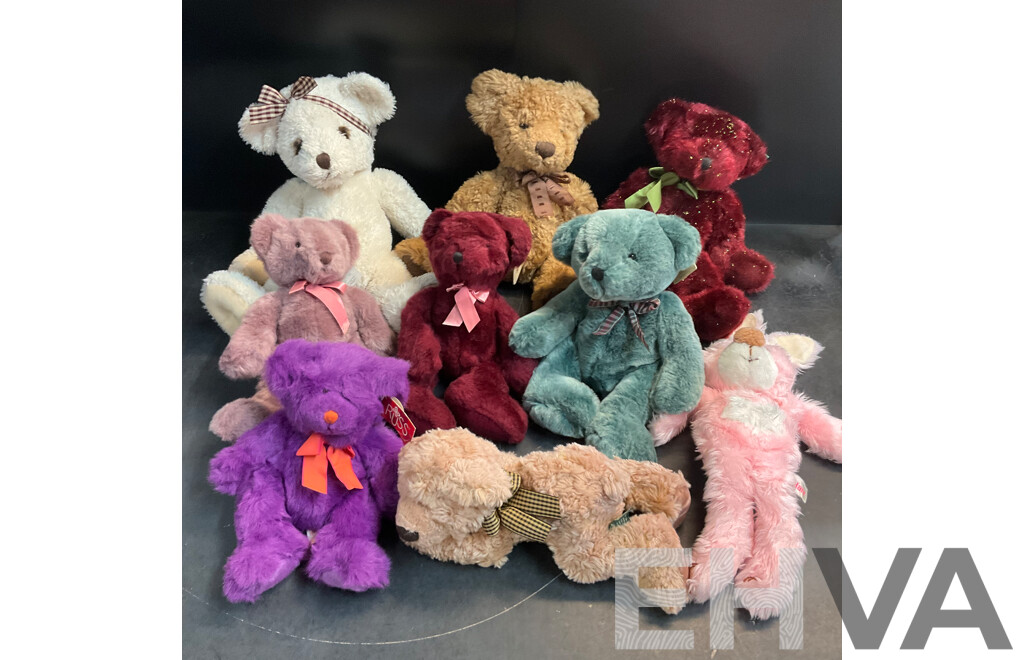 Assorted Russ Plush Toys - Teddy Bear, Rabbit, Doggy