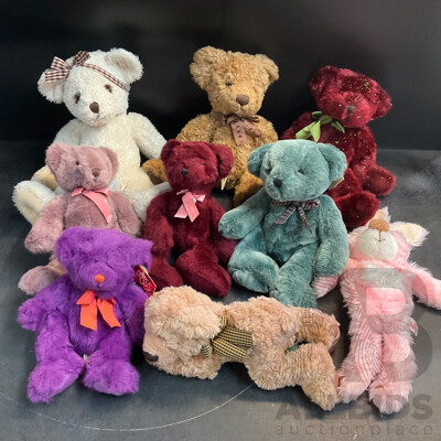 Assorted Russ Plush Toys - Teddy Bear, Rabbit, Doggy