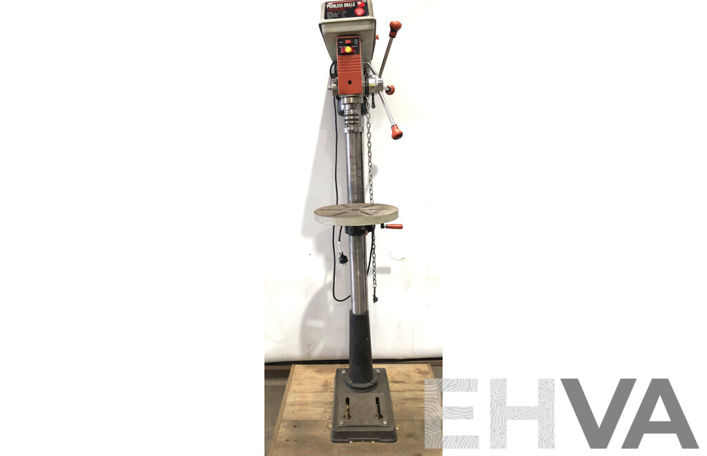 Peerless Drills 6 Speed Electric Pedestal Drill Press